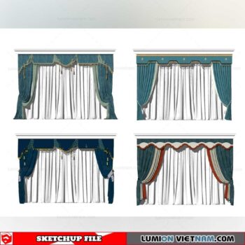Curtains - Sketchup Models