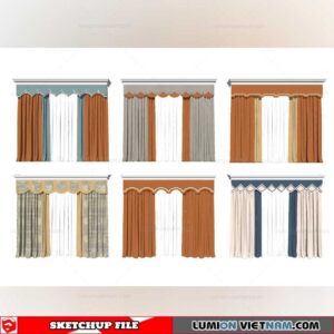 Curtains - Sketchup Models