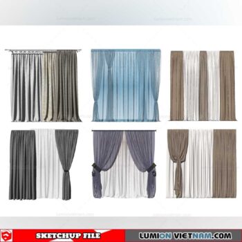 Curtains - Sketchup Models