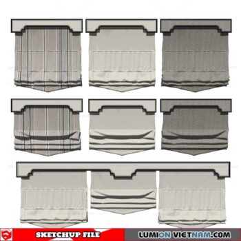 Curtains - Sketchup Models