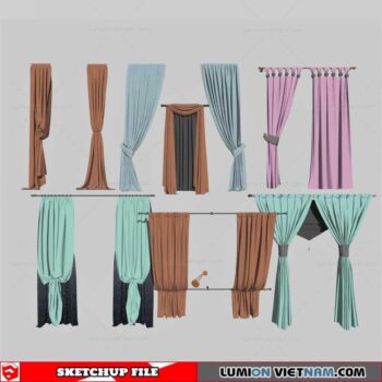 Curtains - Sketchup Models