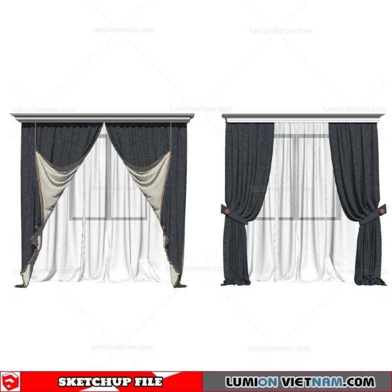 Curtains - Sketchup Models