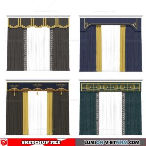 Curtains - Sketchup Models