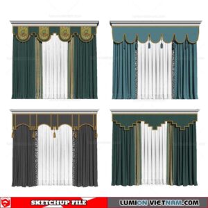 Curtains - Sketchup Models