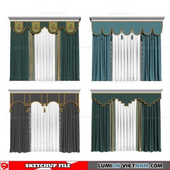 Curtains - Sketchup Models
