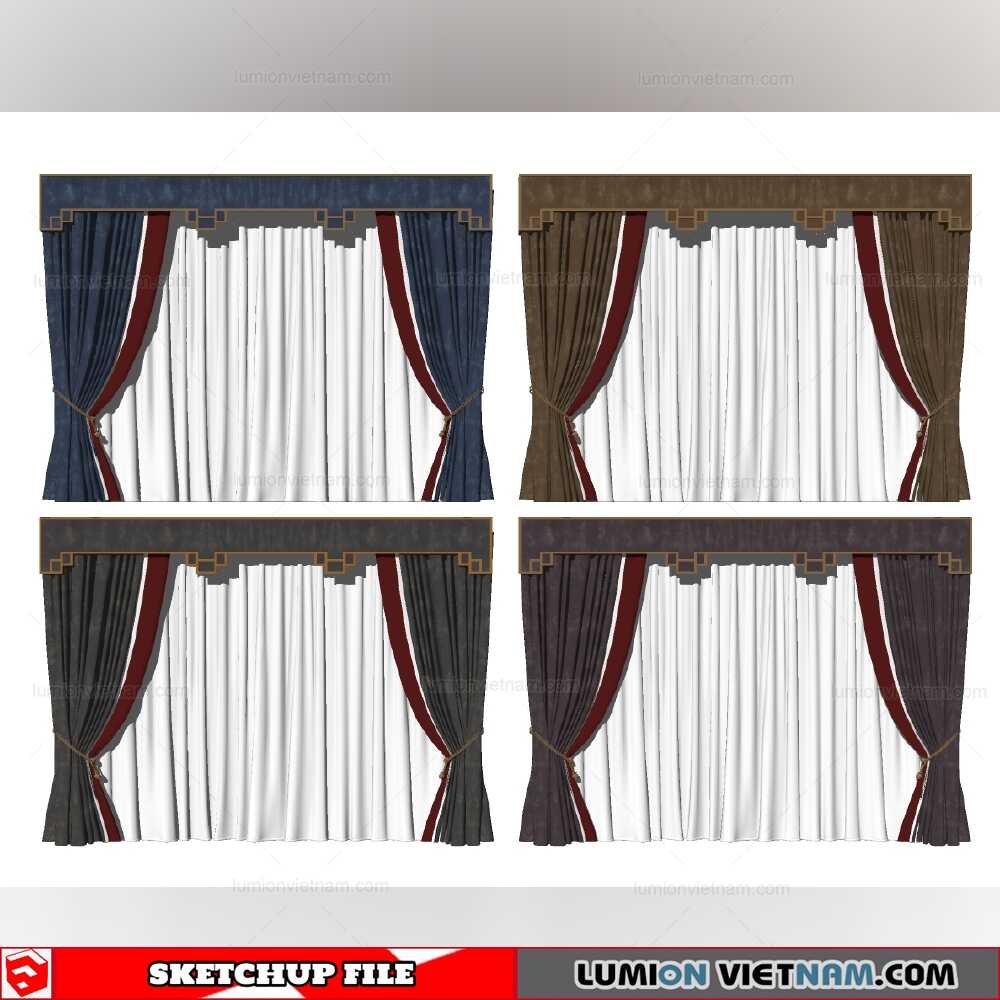 Curtains-(9)-Sketchup-Models