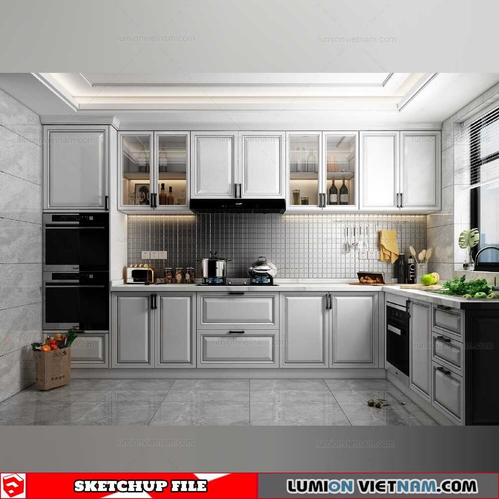 Kitchen-Cabinet-(1)-Sketchup-Models