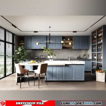 Kitchen Cabinet - Sketchup Models By Tran Nam