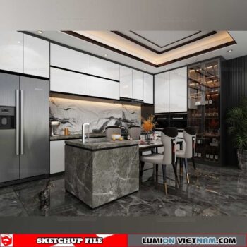 Kitchen Cabinet - Sketchup Models By Tran Nam