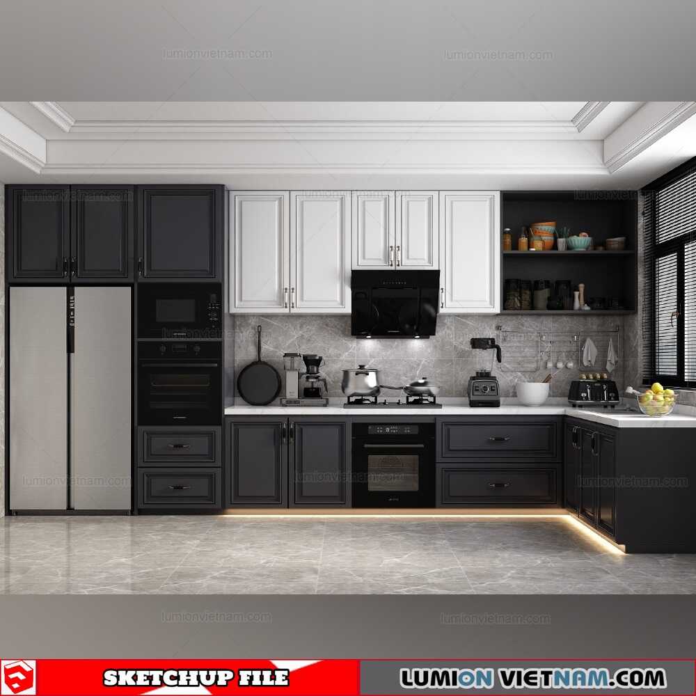 Kitchen-Cabinet-(4)-Sketchup-Models