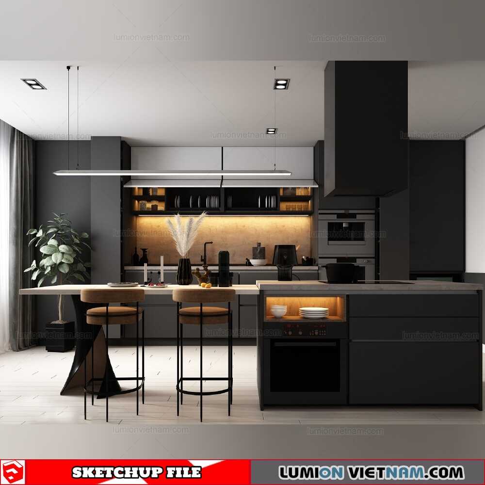 Kitchen-Cabinet-(5)-Sketchup-Models