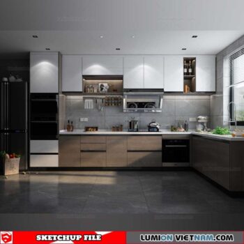 Kitchen Cabinet - Sketchup Models By Tran Nam