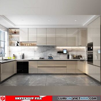 Kitchen Cabinet - Sketchup Models By Tran Nam
