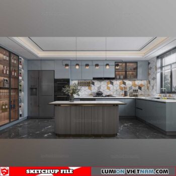 Kitchen Cabinet - Sketchup Models By Tran Nam