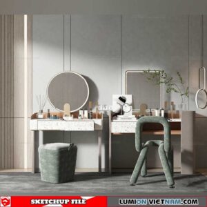 Makeup Table - Sketchup Models By Dinh Thanh