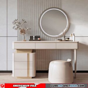 Makeup Table - Sketchup Models By Dinh Thanh