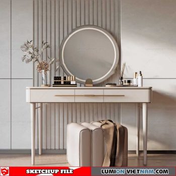 Makeup Table - Sketchup Models By Dinh Thanh