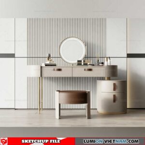 Makeup Table - Sketchup Models By Dinh Thanh