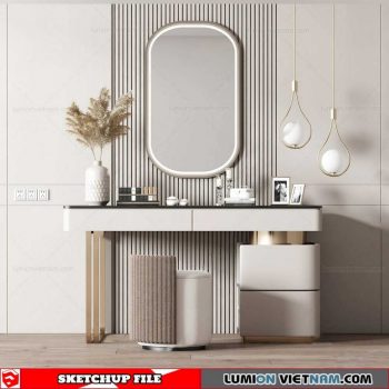 Makeup Table - Sketchup Models By Dinh Thanh