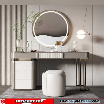 Makeup Table - Sketchup Models By Dinh Thanh