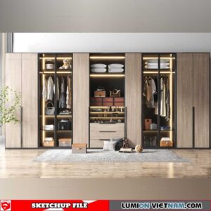 Wardrobe - Sketchup Models By Dinh Thanh