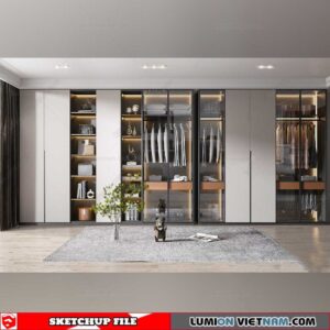 Wardrobe - Sketchup Models By Dinh Thanh