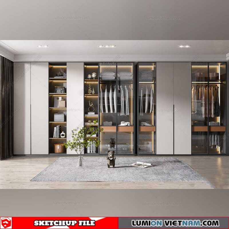 Wardrobe - Sketchup Models By Dinh Thanh