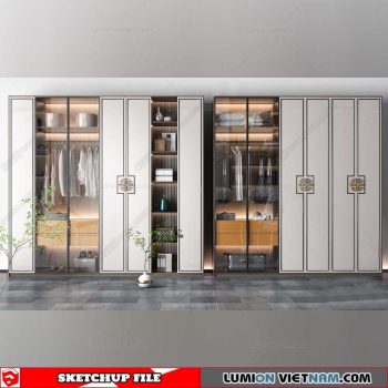 Wardrobe - Sketchup Models By Dinh Thanh