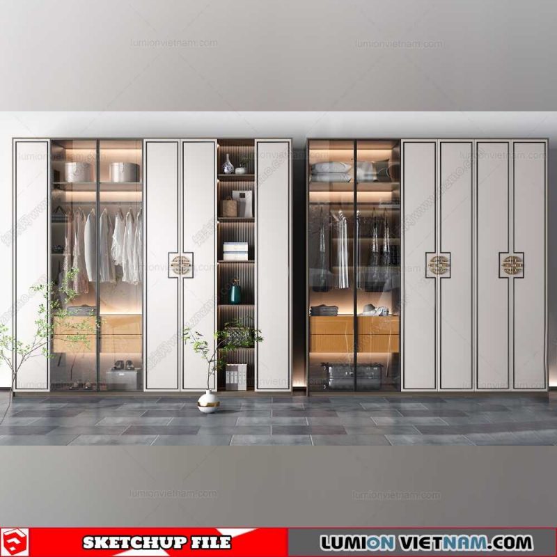Wardrobe - Sketchup Models By Dinh Thanh
