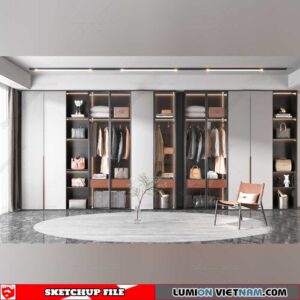 Wardrobe - Sketchup Models By Dinh Thanh