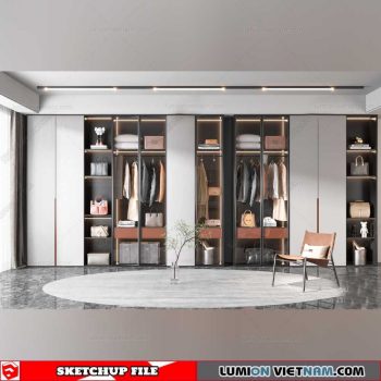 Wardrobe - Sketchup Models By Dinh Thanh