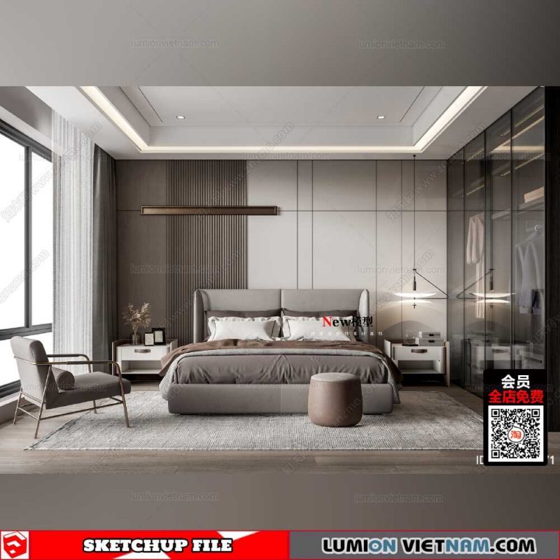 Bedroom - Sketchup Models By Tran Nam