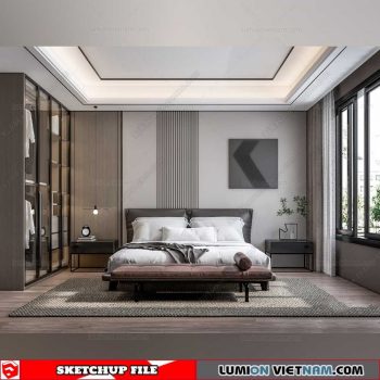 Bedroom - Sketchup Models By Tran Nam