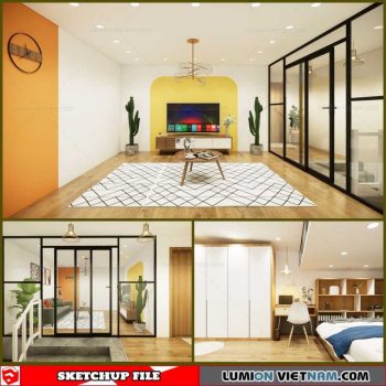 House - Sketchup Interior Scene By Nghiem Viet Thai