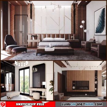 Bedroom - Sketchup Interior Scene By Pham Hai Hoang