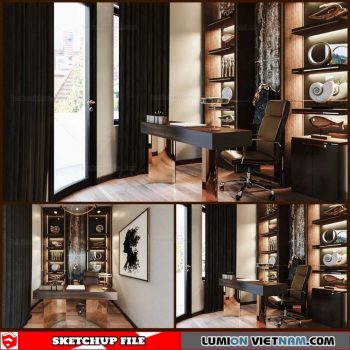 Office - Sketchup Interior Scene By Pham Hai Hoang