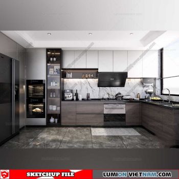 Kitchen Cabinet - Sketchup Models By SU84