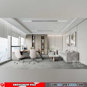 Office Room - Sketchup Models By Nguyen Thanh Hai