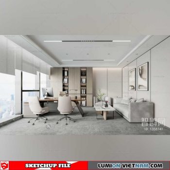 Office Room - Sketchup Models By Nguyen Thanh Hai