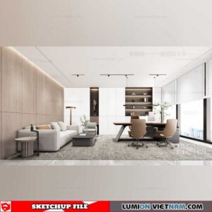 Office Room - Sketchup Models By Nguyen Thanh Hai