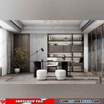 Office Room - Sketchup Models By Nguyen Thanh Hai