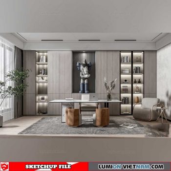 Office Room - Sketchup Models By Nguyen Thanh Hai