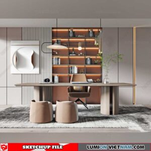 Office Room - Sketchup Models By Nguyen Thanh Hai