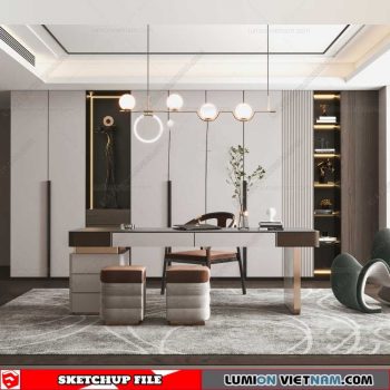 Office Room - Sketchup Models By Nguyen Thanh Hai