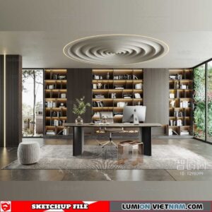 Office Room - Sketchup Models By Nguyen Thanh Hai