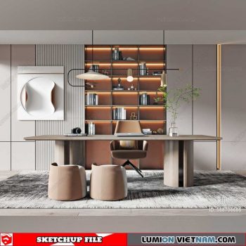 Office Room - Sketchup Models By Nguyen Thanh Hai