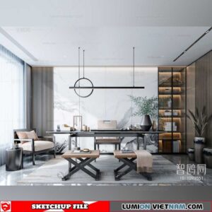 Office Room - Sketchup Models By Nguyen Thanh Hai