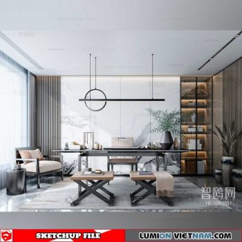 Office Room - Sketchup Models By Nguyen Thanh Hai