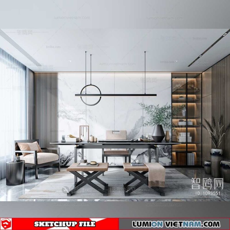 Office Room - Sketchup Models By Nguyen Thanh Hai