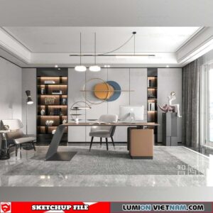 Office Room - Sketchup Models By Nguyen Thanh Hai